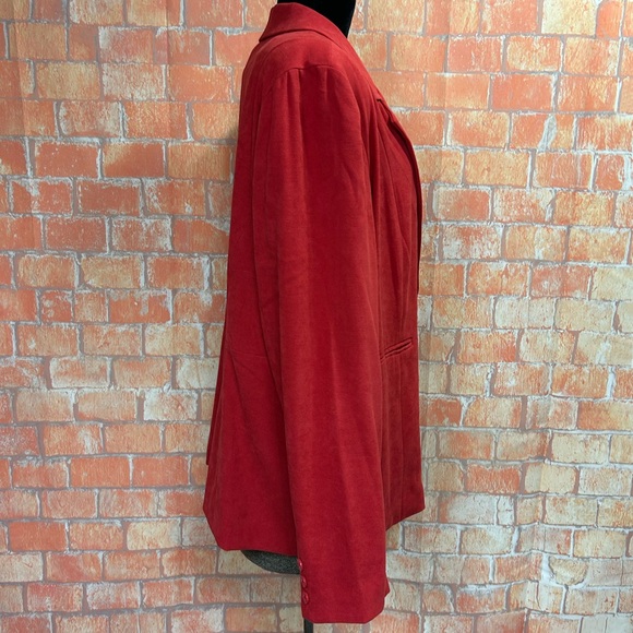 Denim & Co Soft Chamois Blazer - Picture 8 of 12